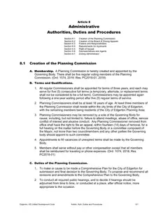 First page of the adopted Article 8