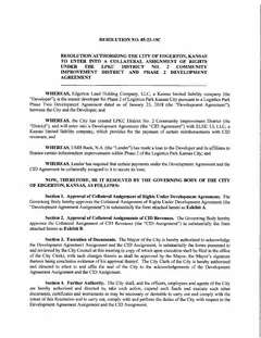 First page of Resolution No. 05-23-19C, the City’s copy