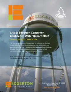 First page of Consumer Confidence Report 2022