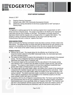 First page of the agenda packet b