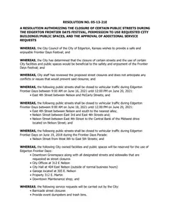 First page of Resolution No. 05-13-21E, the City’s copy
