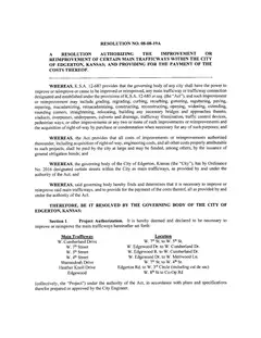 First page of Resolution No. 08-08-19A, the City’s copy