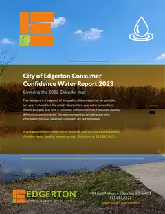 First page of Consumer Confidence Report 2023