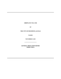 First page of Ordinance No. 2150, the City’s copy