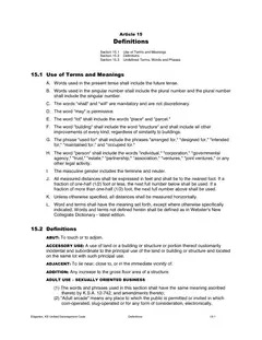 First page of the adopted Article 15