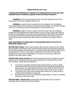 First page of Resolution No. 05-27-21A, the City’s copy