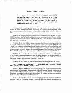 First page of Resolution No. 03-26-20B, the City’s copy