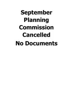 First page of the agenda