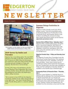 First page of June 2025 Newsletter