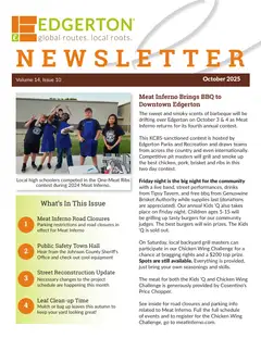 First page of October 2025 Newsletter