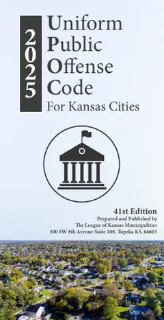 Cover of the 2025 Uniform Public Offense Code