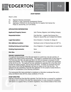 First page of the agenda packet b